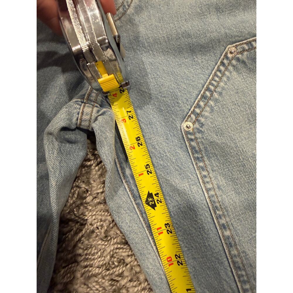 GRLFRND Denim Milla Utility High Rise Straight Leg Jean Crop Size 30 - Picture 6 of 6